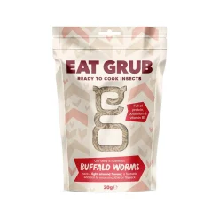 Short Dated Edible Buffalo Worms, 20g
