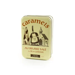 Short Dated French Salted Butter Caramels in Gift Tin, 150g