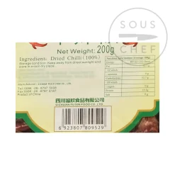 Sichuan Long Dried Chilli, 200g