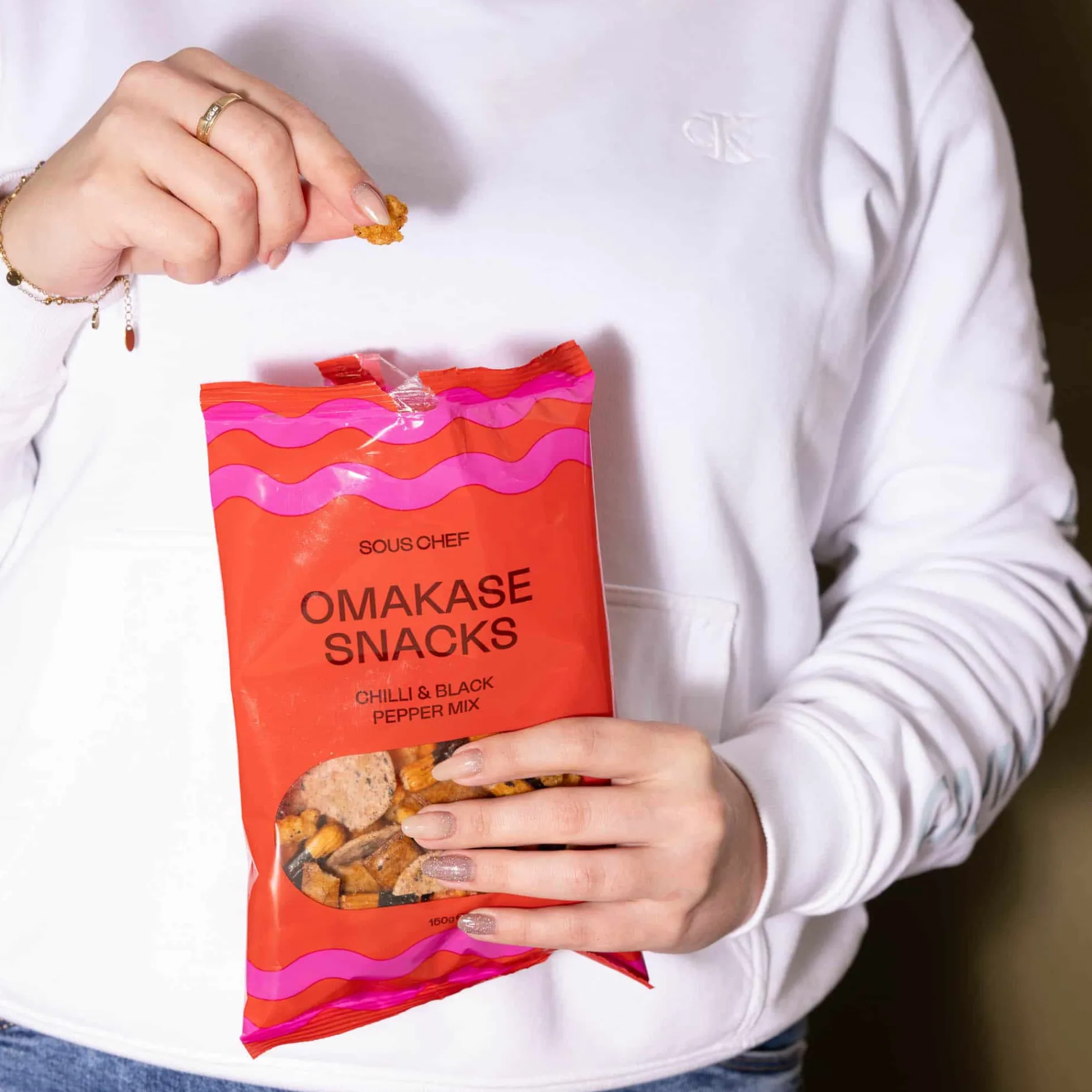 Sous Chef Omakase Snacks - Black Pepper & Chilli, 150g
