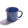 Splatter Fest Enamel Mug Cobalt, Blue, 350ml