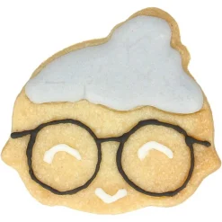 Stainless Steel Mrs. Claus Cookie Cutter, 5cm