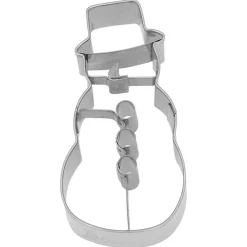 Stainless Steel Snowman Cookie Cutter, 8cm