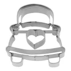 Stainless Steel Wedding Car Cookie Cutter, 6cm