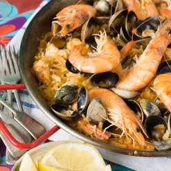 Steel 12 Person Paella Pan, 40cm