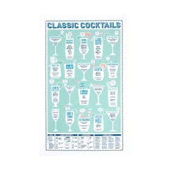 Stuart Gardiner Classic Cocktails Tea Towel