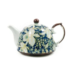 Suisen Blue Japanese Teapot