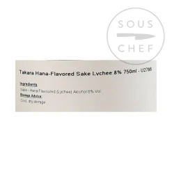 Takara Hana Lychee Flavoured Sake, 750ml