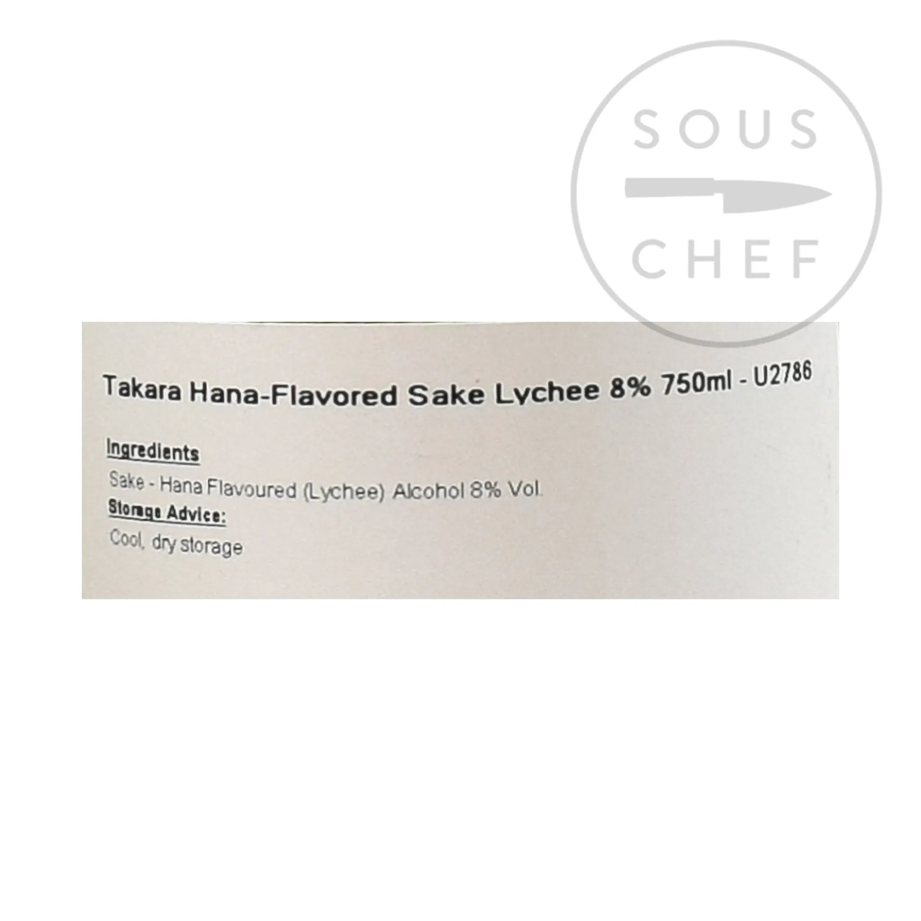 Takara Hana Lychee Flavoured Sake, 750ml