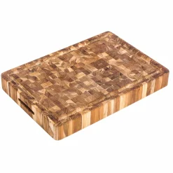 Teakhaus End Grain Butcher Block Carving Board, Extra Thick