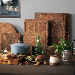 Teakhaus End Grain Butcher Block Carving Board, Extra Thick