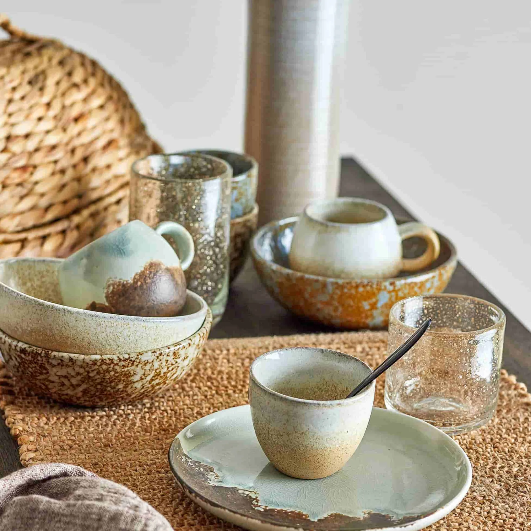 Terra Neutra Dinnerware Set, 12 Pieces