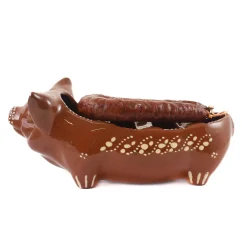 Terracotta Chorizo Pig Serving Dish, 30cm
