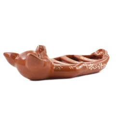 Terracotta Chorizo Pig Serving Dish, 33cm