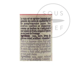 Terre Exotique Candied Yuzu Peel, 35g