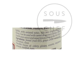 Terre Exotique Five Spice Blend, 60g