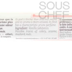 Terre Exotique Vanilla from Tahiti, 1 pod