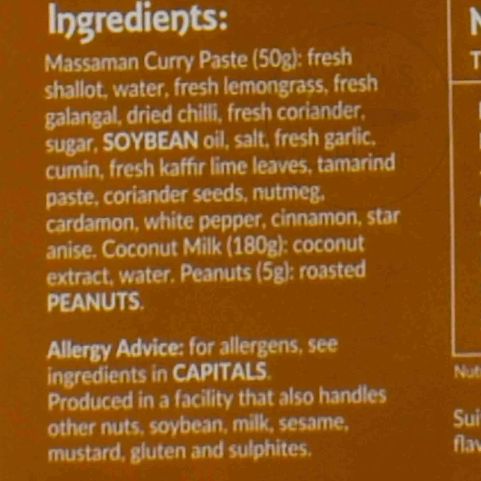 Thai Taste Thai Massaman Curry Kit (Sleeve), 235g