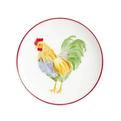 The Platera Manolo Rooster Porcelain Side Plate, 21cm
