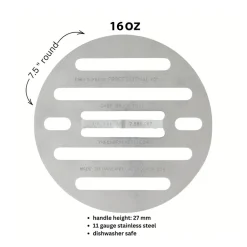 The Round Chef's Press, 16oz