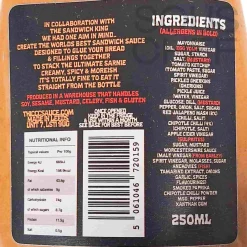 Thiccc Sauce Sandwich Glue Ultimate Sandwich Sauce, 250ml