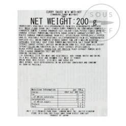 Torokeru Japanese Curry Sauce Spices, Medium-Hot 200g