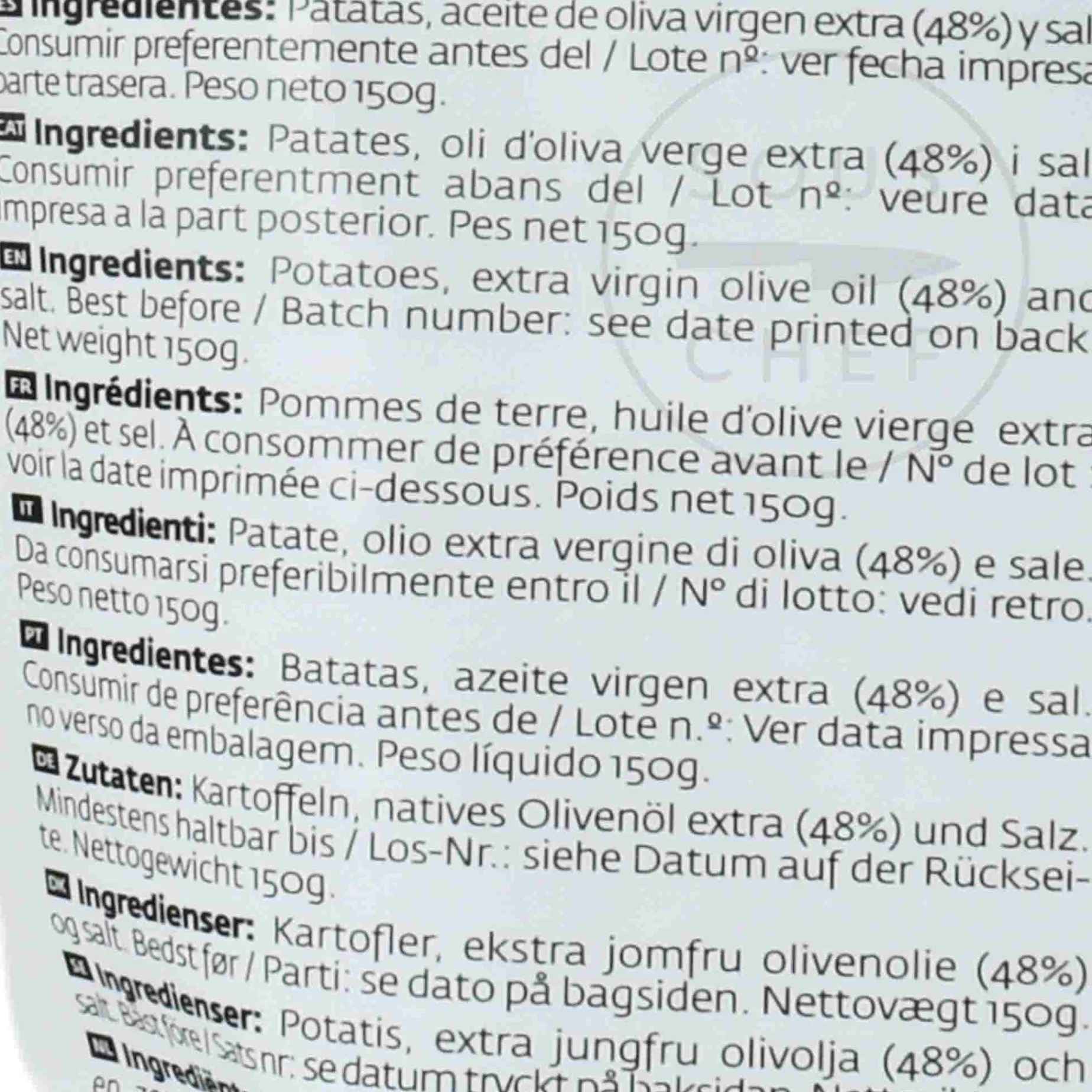 Torres Extra Virgin Olive Oil Crisps, 125g