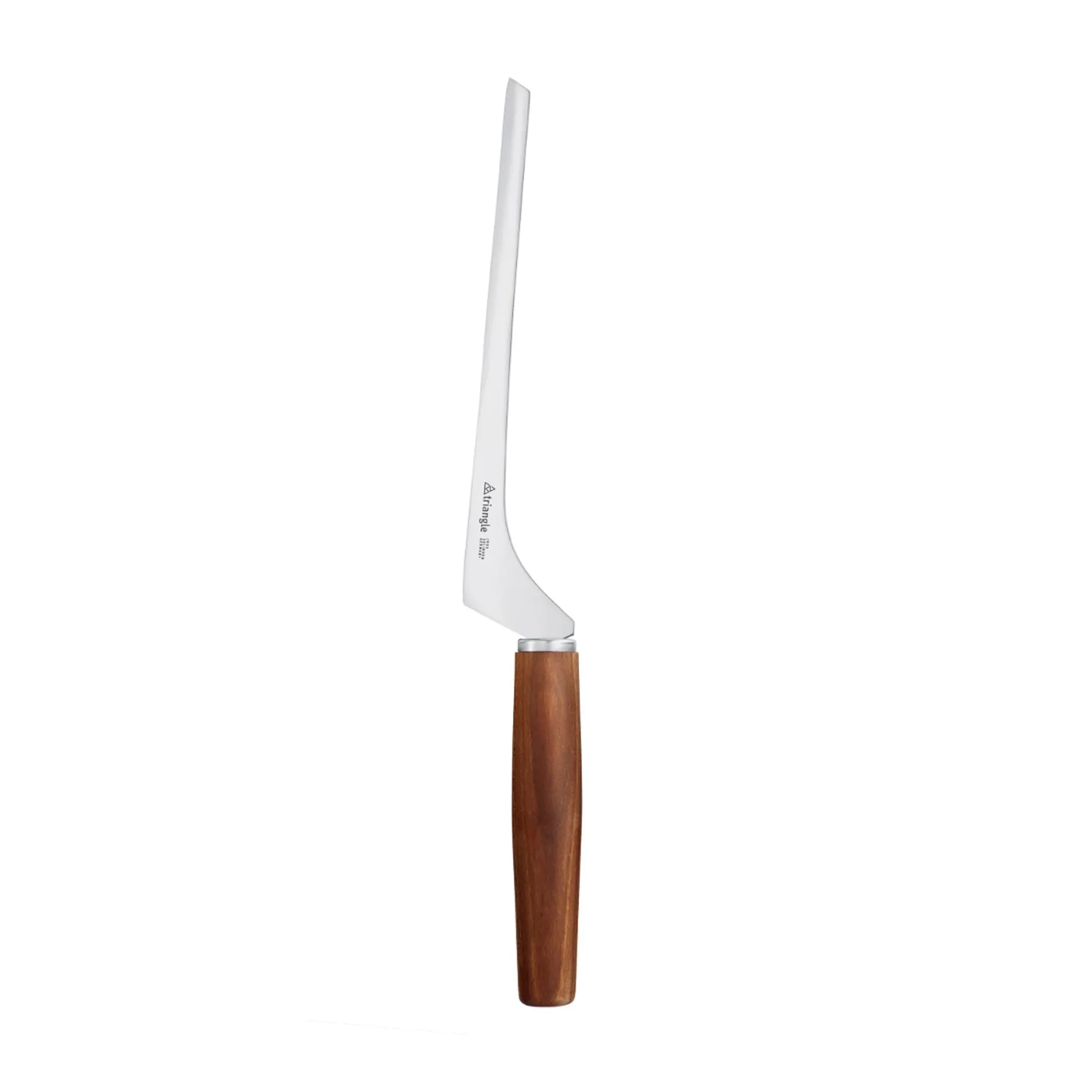 Triangle Hard Cheese Knife with Plum Wood Handle
