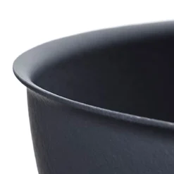 Unilloy Black Japanese Lightweight Cast Iron Wok, 31cm