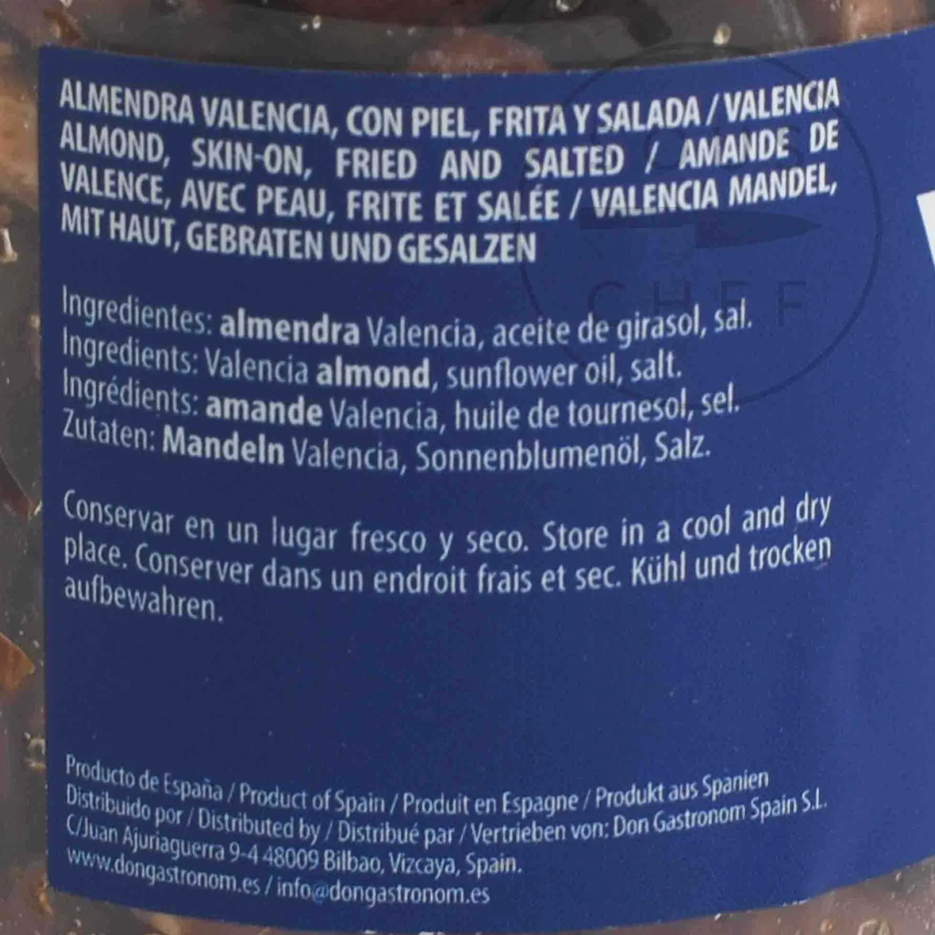 Valencia Fried Almonds with Salt, 125g