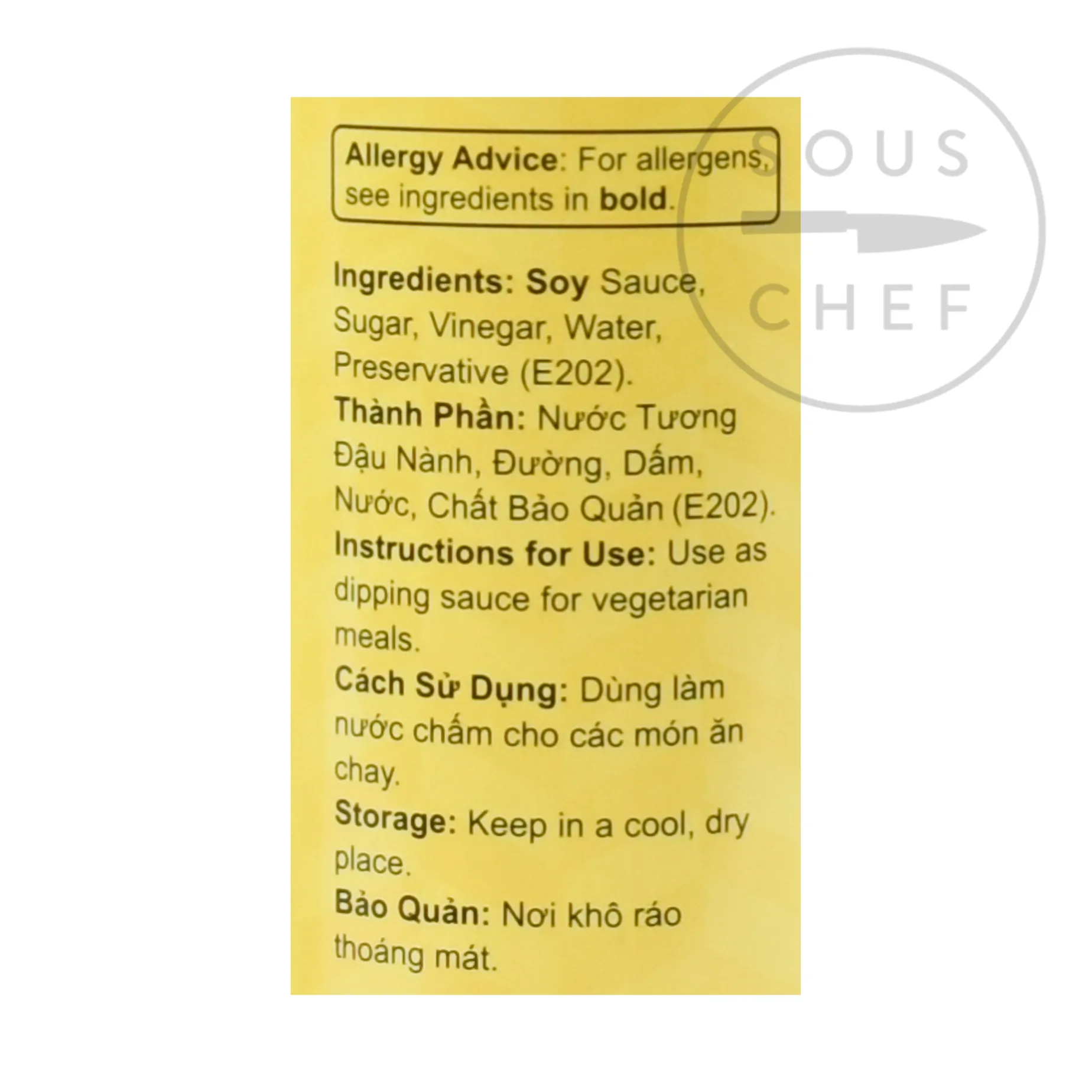 Vegetarian Fish Sauce - Nuoc Mam Chay, 500ml