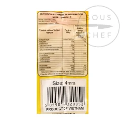 Vietnamese Rice Pho Noodles Bahn Pho, 4mm, 400g