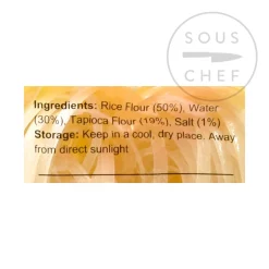 Vietnamese Rice Pho Noodles Bahn Pho, 4mm, 400g