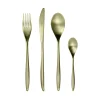 Vinci Brushed Champagne Gold 4 Piece Place Setting Cutlery Set