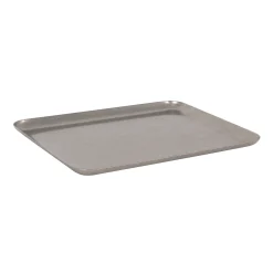 Vintage Style Stainless Steel Rectangular Serving Tray, 20.5x15.5cm