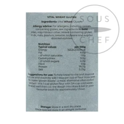 Vital Wheat Gluten Flour - Seitan Flour, 500g