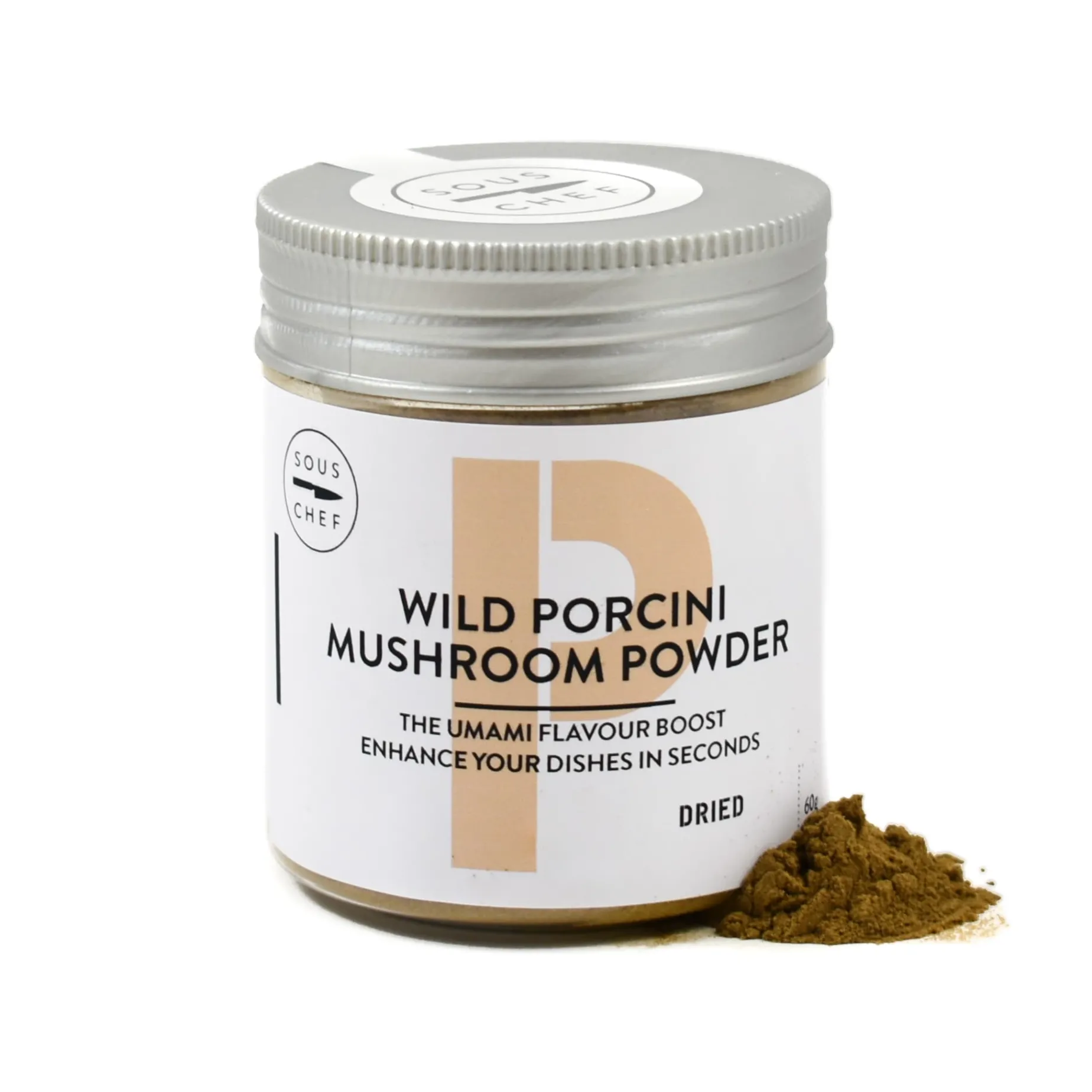 Wild Porcini Mushroom Powder, 60g