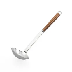Wood Handle Stainless Steel Ladle