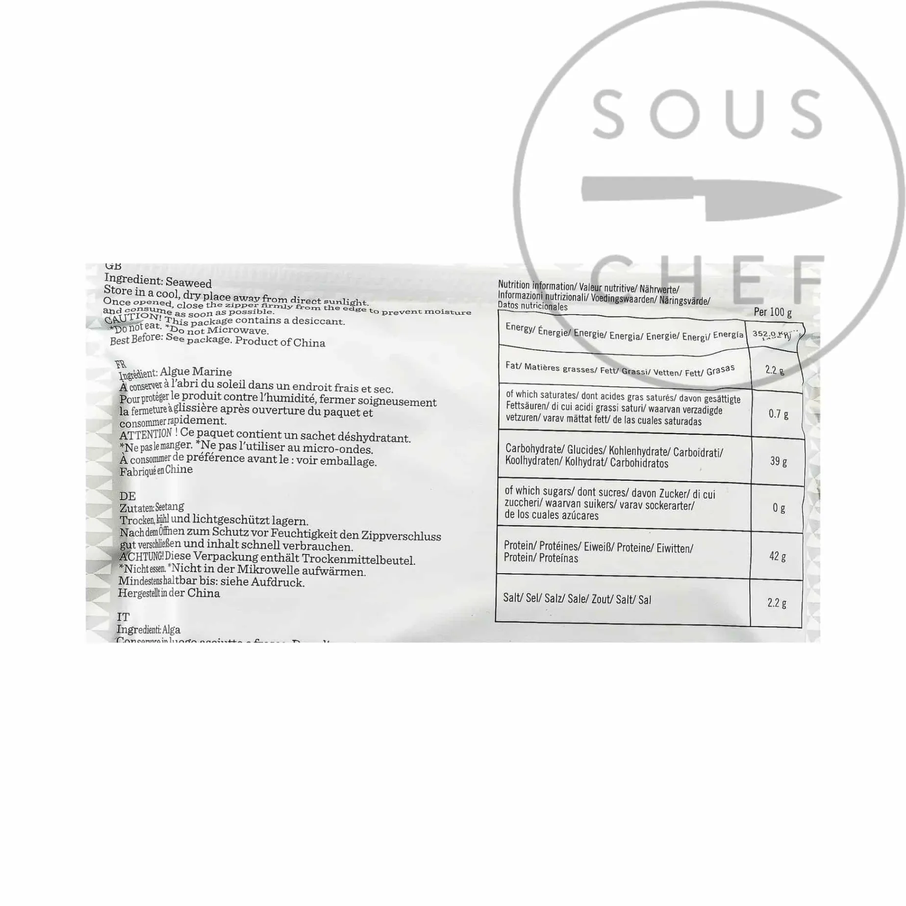 Yakizushinori Green Half Cut Nori Sheets - 100 sheets