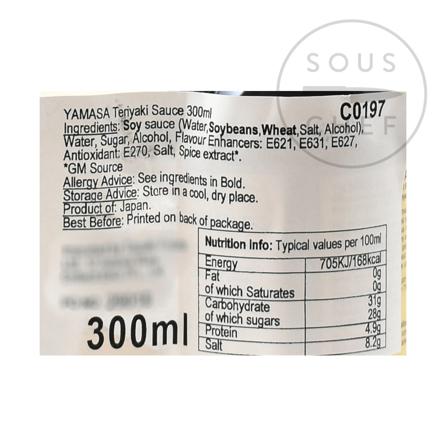 Yamasa Teriyaki Sauce, 300ml