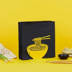 Yellow Ramen Metal Napkin Holder