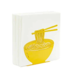 Yellow Ramen Metal Napkin Holder