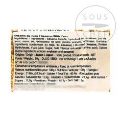 Yuzu Roasted Sesame Seeds, 80g