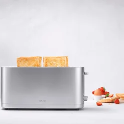 Zwilling Enfinigy Silver Toaster, 2 Long Slots